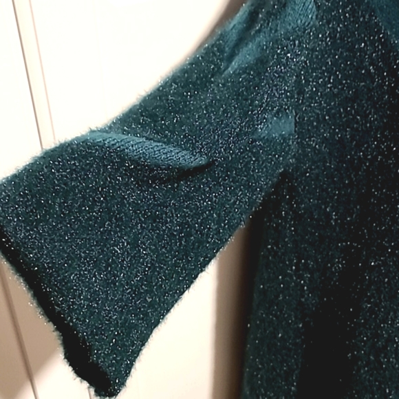 Steve Madden Long Teal Blue Caridigan - Picture 4 of 6